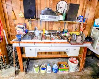 Tools and garage items