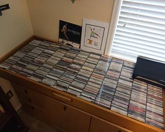 Cds. yes, before there was the internet we had these shiny discs with music