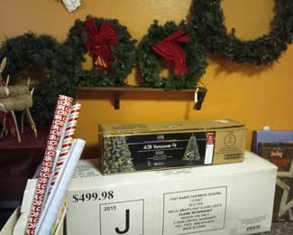 Trees and wreaths