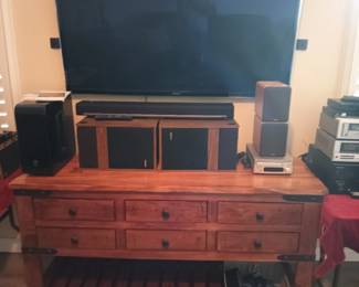 TV and sound system
