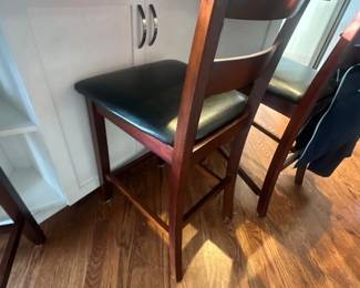 Barstools with ladder back