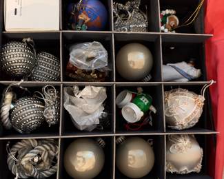 Christmas ornaments~several totes full