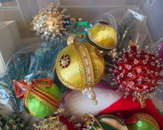 Vintage Christmas ornaments