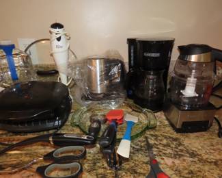 Kitchen appliances.