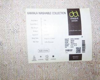 4x6 Turkish, machine woven area rug.