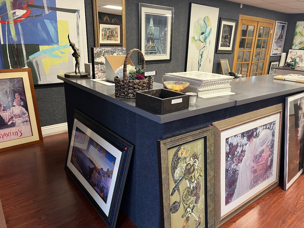 Tons of framed artwork 