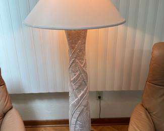 White floor lamp