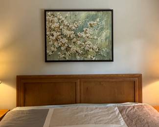 Oak headboard