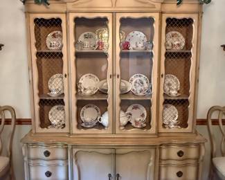 Beautiful French Provincial china cabinet