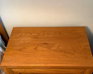 Top of nightstand #2 has small water stain on left corner (see next photo)
