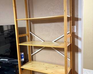 We have two of these bookshelves they measure 40 X 82X 16”