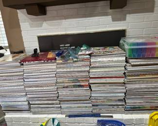Large selection of scrapbooking paper tablets