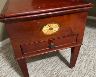 Wooden Inlay Chest with Premium Backgammon & Chess set inside