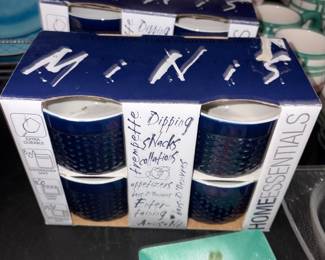 Two sets brand new in the box home essentials, dipping snack cups