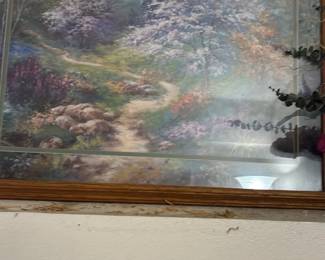 Framed Pastoral Landscape Print