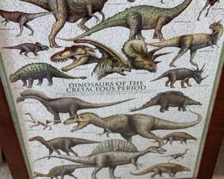 Dinosaurs of the Cretaceous Framed