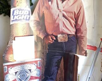 Bud Light Cowboy Cardboard Cutout