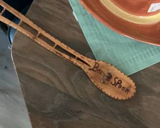 Handcarved Bean Spoon