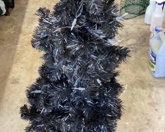 Black Artificial Christmas Tree
