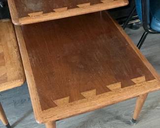 Mid-Century Two-Tier End Table