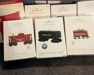 Hallmark Lionel Train Ornaments NEW