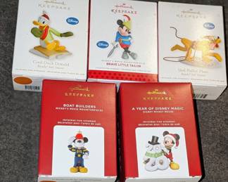 Hallmark Disney Ornaments NEW