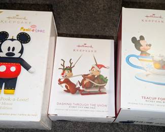 Hallmark Disney Ornaments NEW