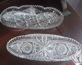 American Brillant Period Glass