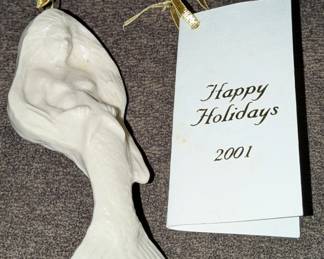 Signed Holliday Ornament