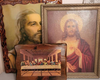 Lot 120: Religious Framed Artwork Collection