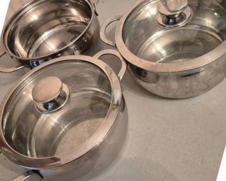 Lot 138: Cuisine Cookware Command Performance 3QT stainless steel pot