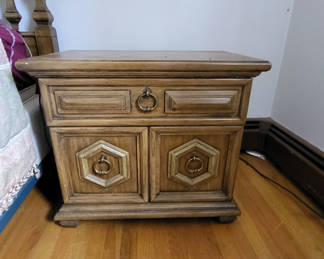 Lot 93: Thomasville Wood Nightstands