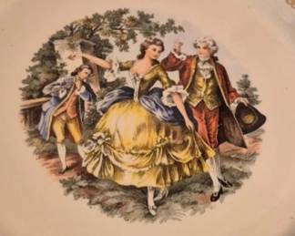 Lot 41: Homer Laughlin Porcelain Plate Set