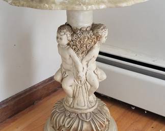 Lot 54: Pair of Cherub Accent Tables