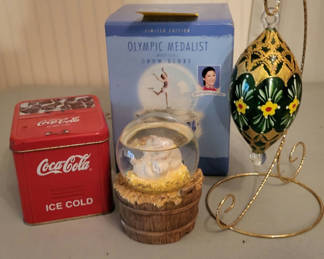 Lot 87: Kristy Yamaguchi 2002 Snow Globe + Add'l