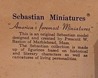 Lot 44: Vintage Sebastian Miniatures Figurines Collection