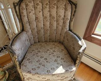 Lot 59: French Style Wingback Chair