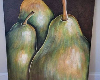 Lot 16: Artists Guild of America "Green Delights" Canvas