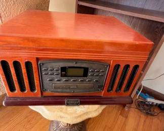 Lot 110: Crosley Vintage-Style Wooden Entertainment Unit