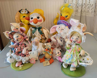 Lot 64: Annalee Easter & Spring Dolls