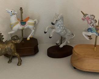 Unicorn Music Box Figurines