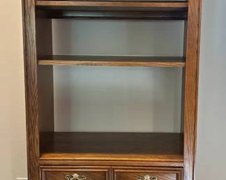 Open Bookcase With Drawer And Cabinet