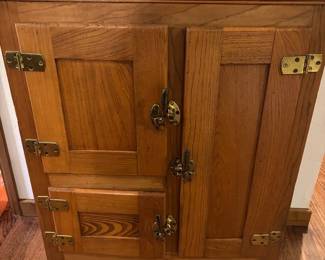 Antique Oak Ice Box