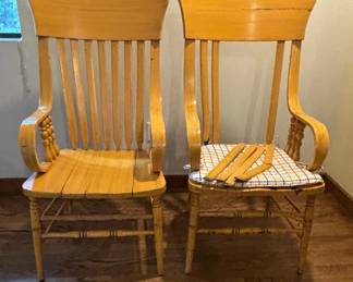 Antique Arts And Crafts Arm Chairs
