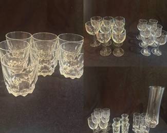 Collection of Glass Barware