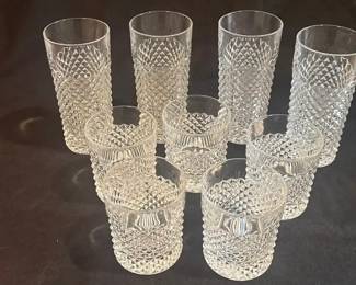 Crystal Diamond Cut Glasses