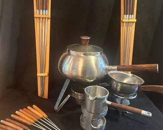 Fondue Pot And Accessories