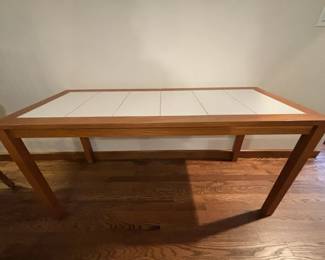 Wood Sofa Table With Tile Top