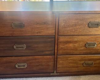 Vintage Stanley Furniture MCM Campaign Style Dresser