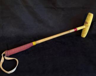 Vintage Practice Polo Mallet With Bamboo Shaft